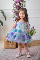 Dipped in polka purple