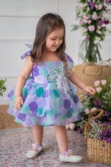 Dipped in polka purple