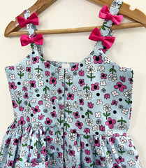 Summer days - Blue n pink daisy