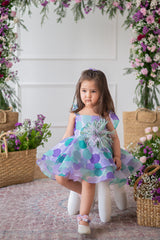 Dipped in polka purple