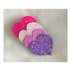 Glitter hearts