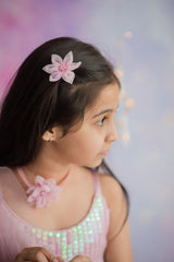 Lotus clip & neck choker set