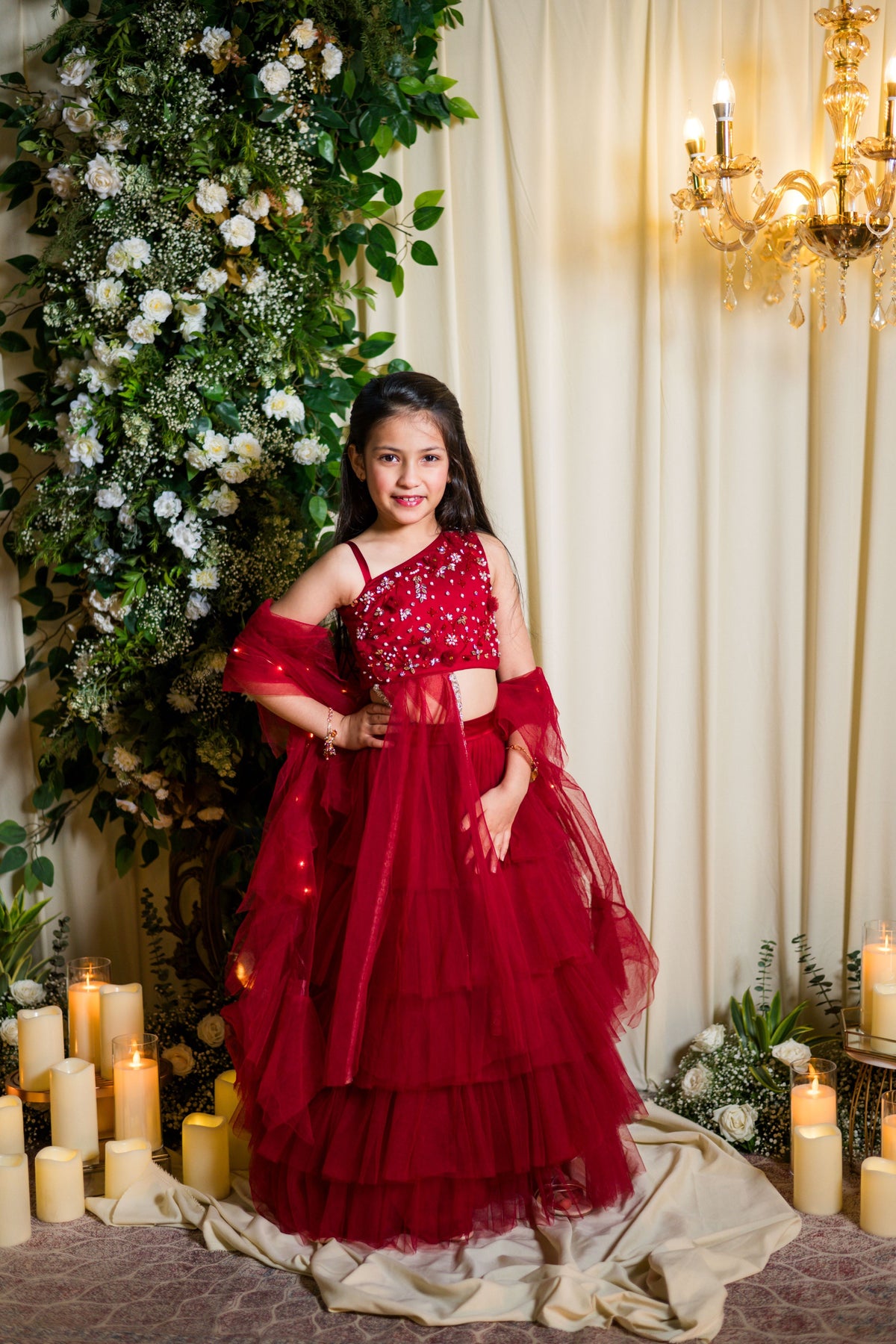 Gulaab lehenga set