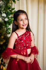 Gulaab lehenga set