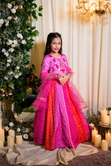Rangeela bandhani lehenga