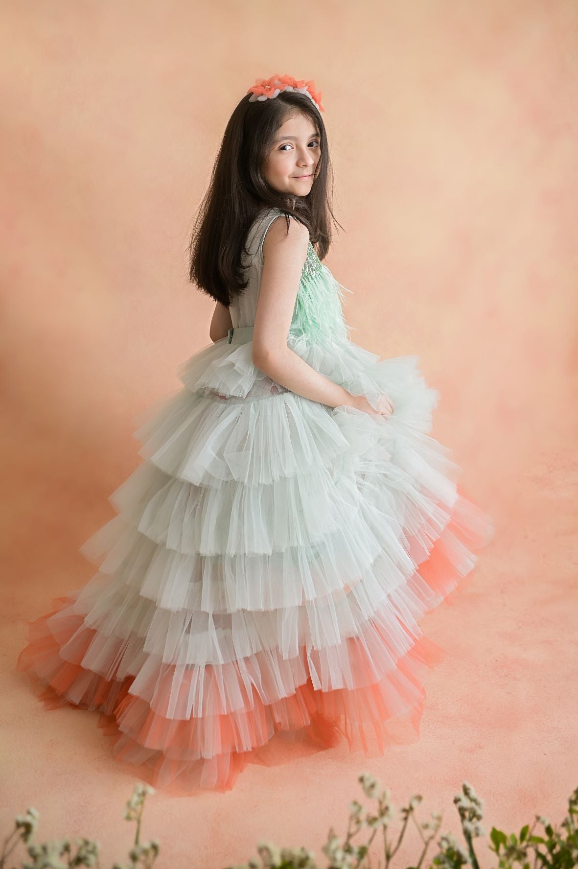 Spring morning gown